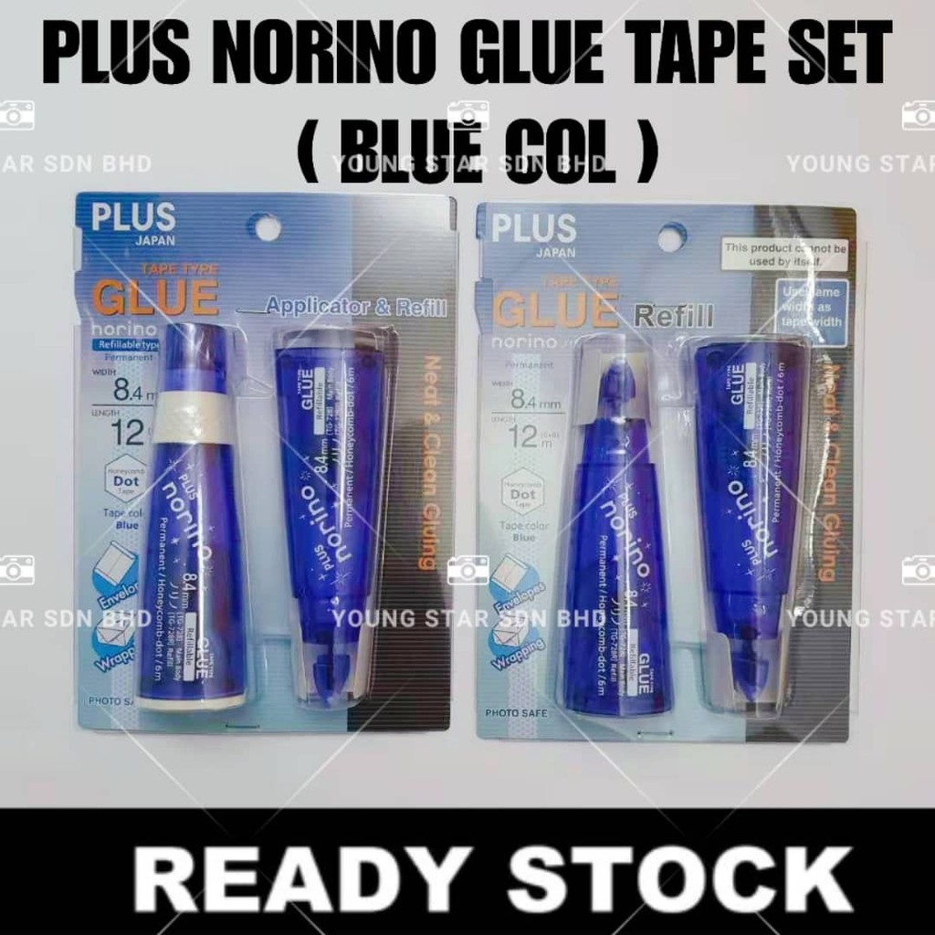 Plus Norino Refillable Adhesive Roller - Craft & Stationery