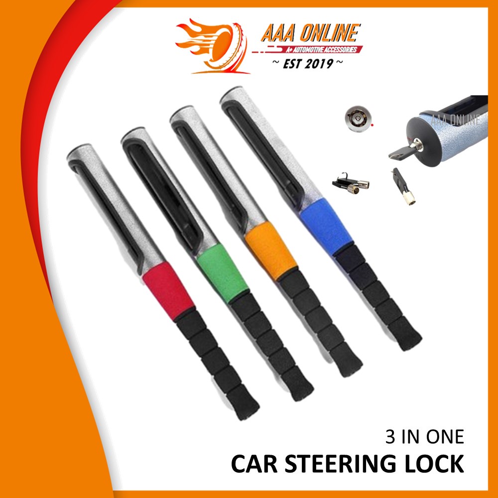Baseball Bat Car Antitheft Lock Car Steering Wheel Lock Security Safety Anti Theft kunci