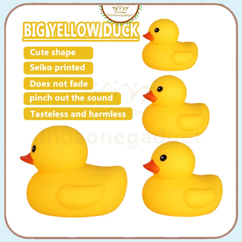 Baby Bath Toys Silicone Yellow Duck Bathing Toy Ducklings Children's