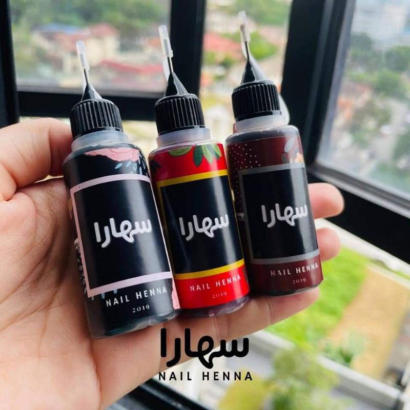 💯ORIGINAL HQ‼️ INAI SAHARA | PEEL OFF NAIL HENNA [ INAI KUKU WARNA ...