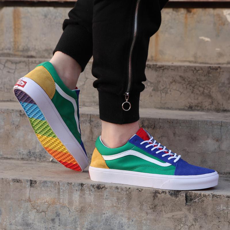 Vans old skool shop yacht club rainbow