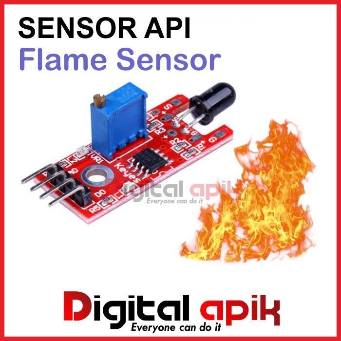 Flame Module KY-026 Arduino Digital / Analog IO Arduino Flame Sensor ...