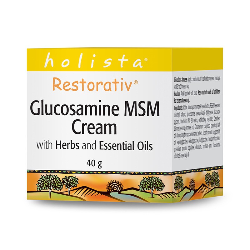 Holista Restorativ Glucosamine & MSM Cream with Herbs and Essential