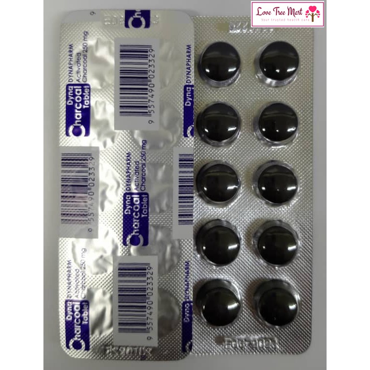 Charcoal Tablet 10 tablet (For diarhhea and flatulence) Shopee Malaysia