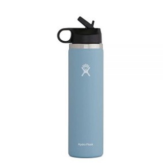 Hydro Flask Kids' Wide Mouth Bottle with Straw Lid & Boot - Wisteria - 20 oz