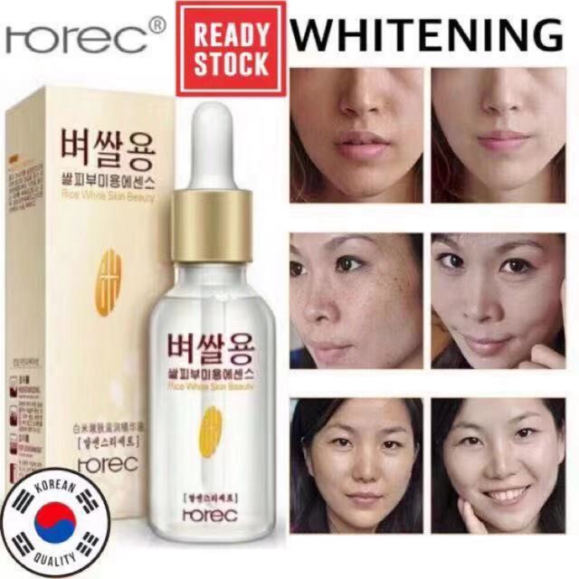 Rorec White Rice Protein Essence Serum White Rice Whitening Skin Shrink