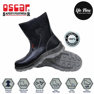 Oscar safety shoes high on sale cut