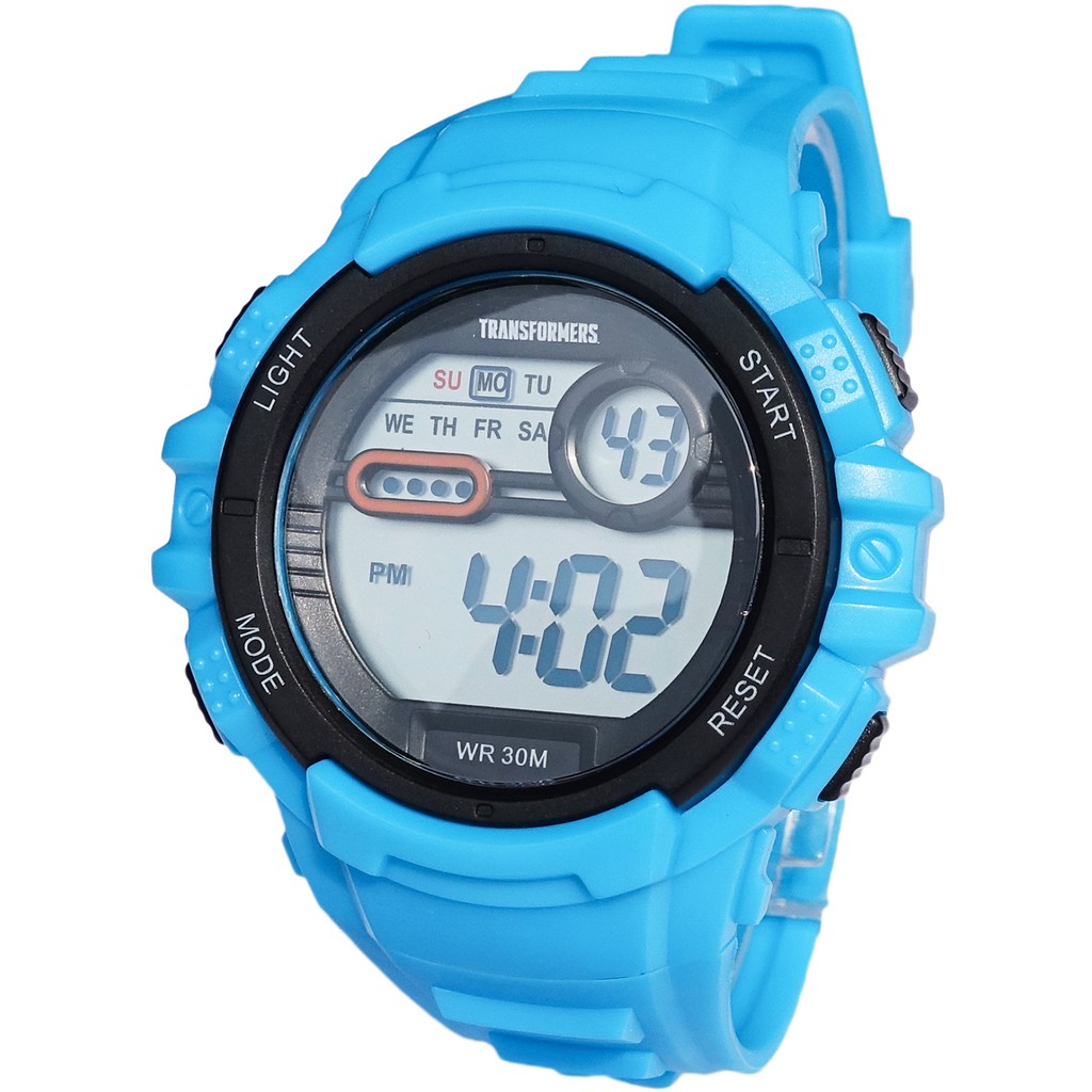 Transformers Digital Watch TFSQ138801B Blue Shopee Malaysia