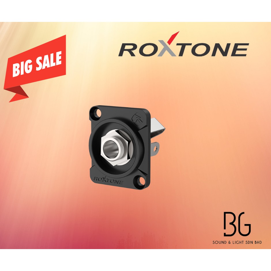 Roxtone RJ3FD-2-B Chassis 6.3mm stereo jack, Black shell | Shopee Malaysia