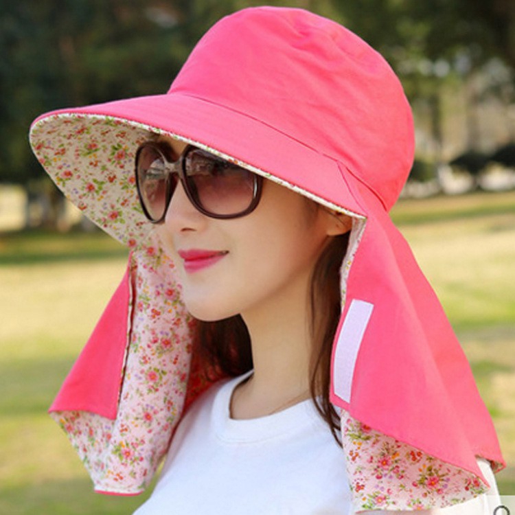 [same day delivery spot ing] _ _ summer ladies sun protection cycling hat cotton outdoor UV