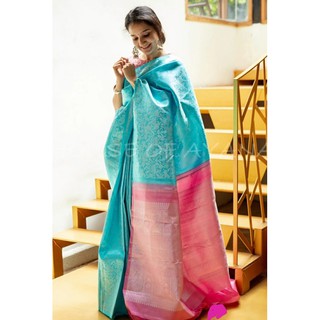 Silk saree to top anarkali