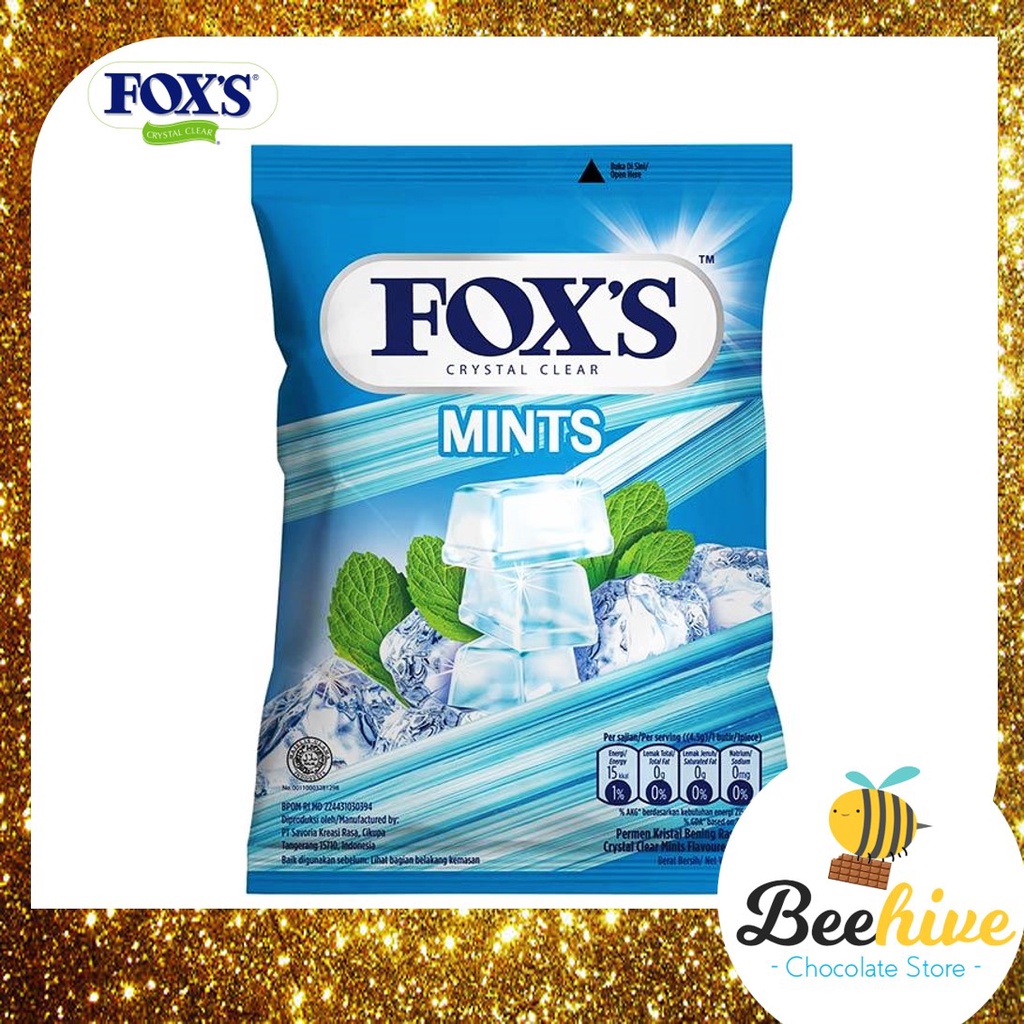 Foxs Crystal Clear Mints Candy 90g | Shopee Malaysia