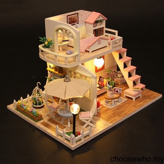 Miniature DIY Handmade 3D Building Kits for Christmas