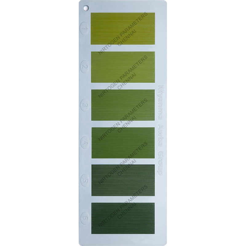 Nitrogen Parameter LCC- Six Panel rice leaf color chart 10 pcs/pack ...
