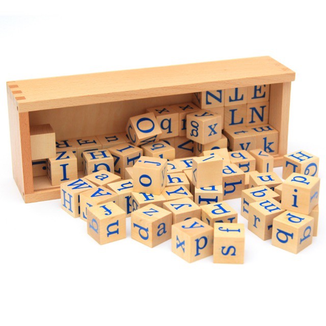 Lillo Toys - MONTESSORI WOODEN ALPHABET LETTER BOX - Wood Letters ...
