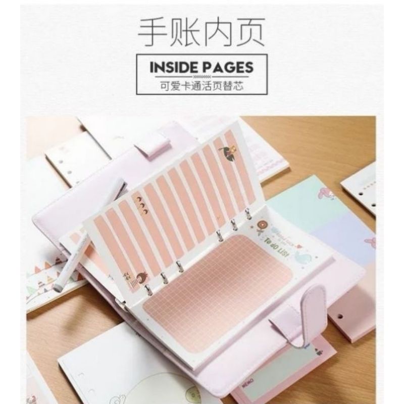 A6 Planner Refills Inner Paper Page A6六孔活页手帐替芯内页 | Shopee Malaysia