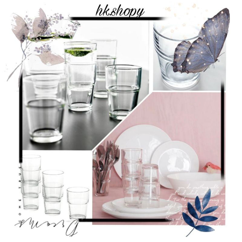 REKO Glass, clear glass, 6 oz - IKEA