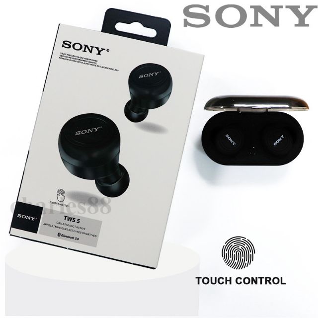 Sony TWS True Wireless Earphones Bluetooth 5.0 Lightweight Headphones Handsfree Sports In Ear Earbuds For Android iOS