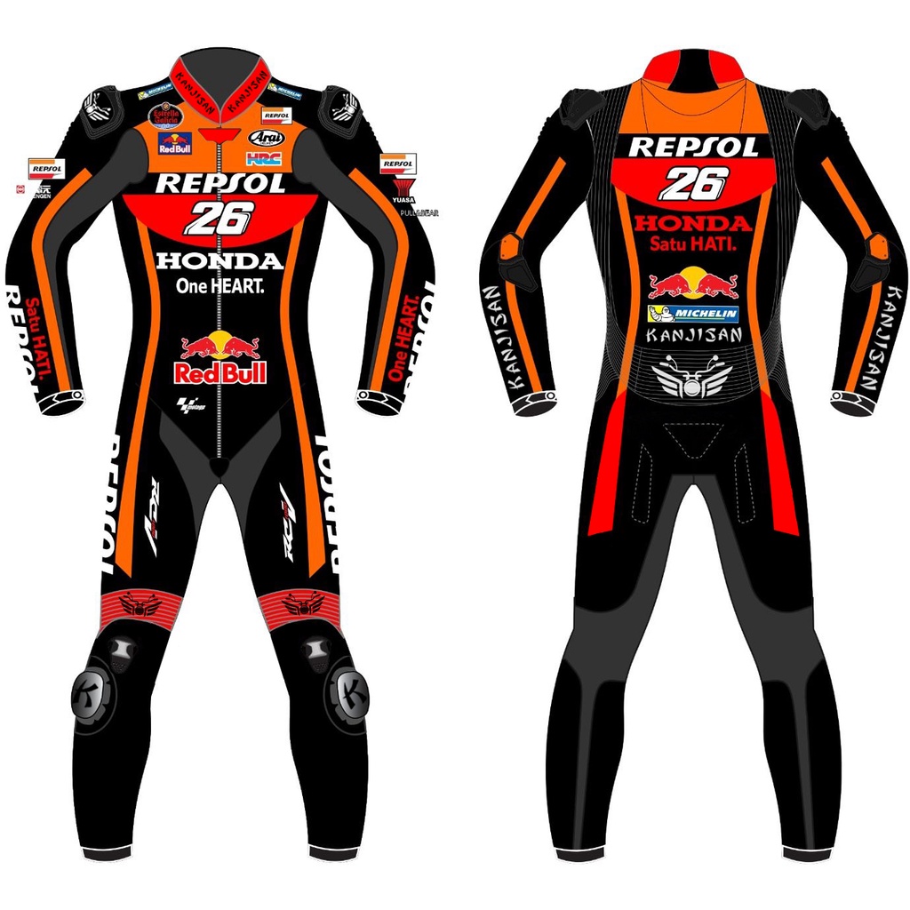 Honda Repsol Original Motorcycle Motorcross Riding Suit | Shopee Malaysia