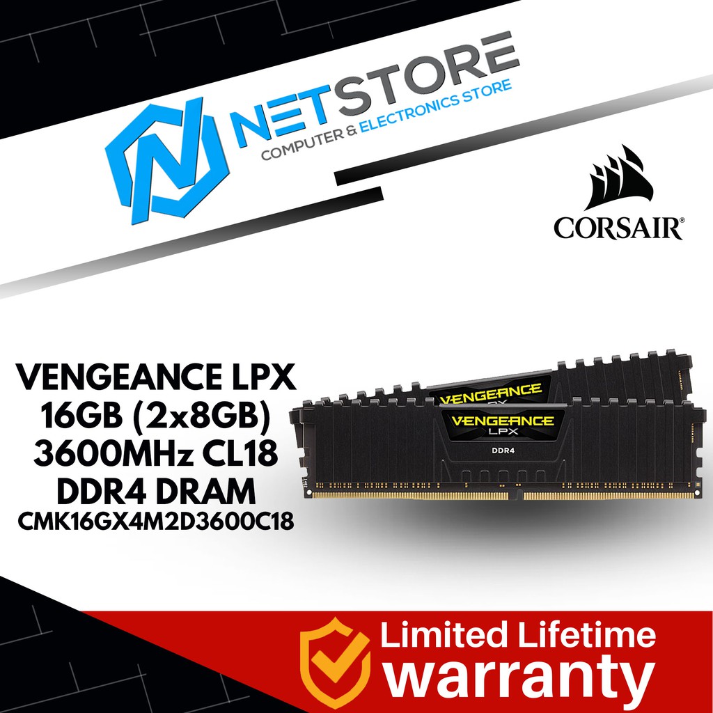 Corsair hot sale 2x8gb ddr4