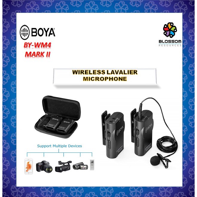 Boya BY-WM4 Mark II Wireless Lavalier Microphone (Original Stock ...