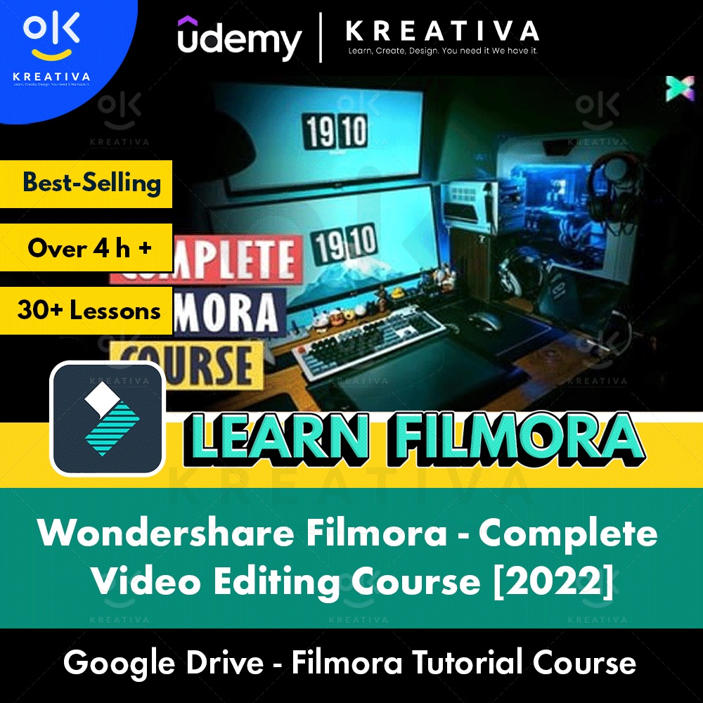 Video CourseWondershare Filmora Complete Video Editing Course [2022