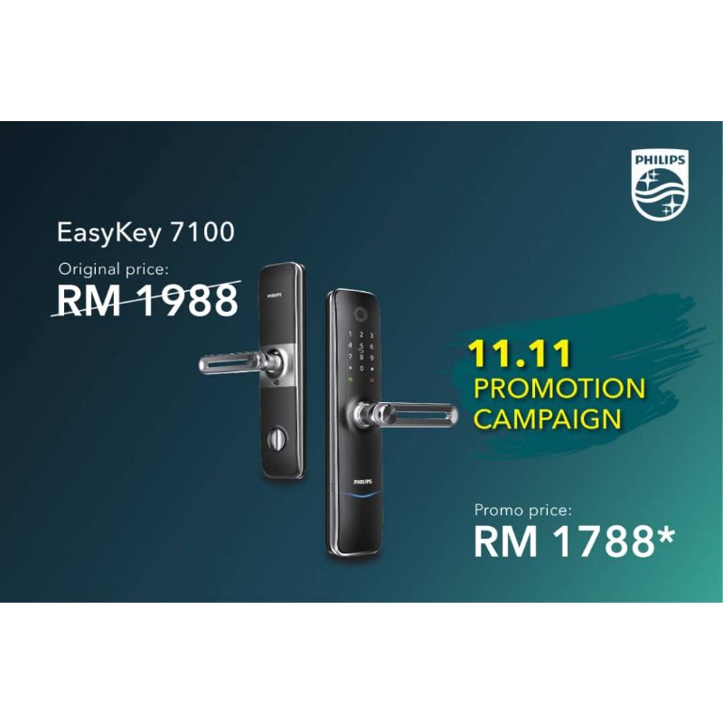 Philips DIGITAL Smart Lock | Shopee Malaysia