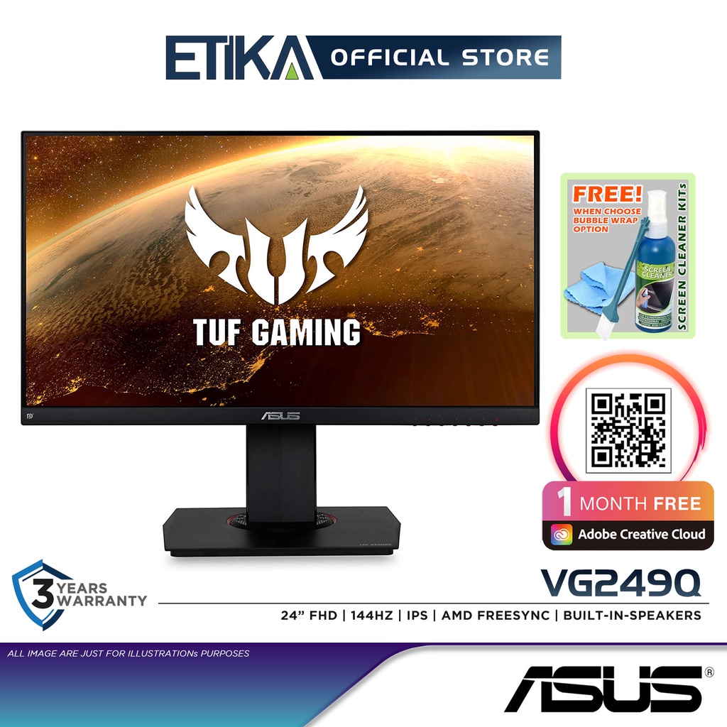 Asus TUF Gaming VG249Q 23.8" IPS FHD 144Hz 1ms MPRT Gaming Monitor