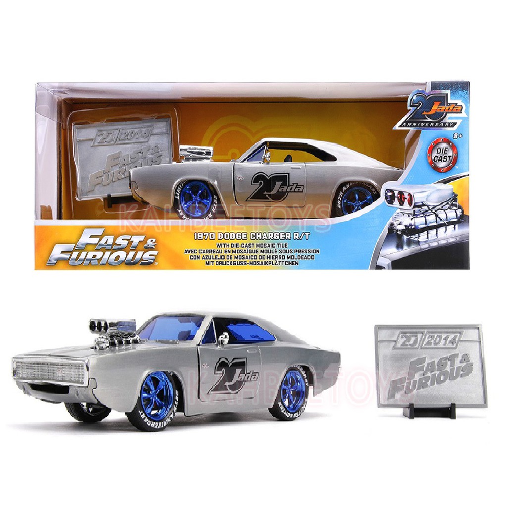 JADA JDM TUNERS 1:24 20TH ANNIVERSARY 1970 DODGE CHARGER R/T DIECAST ...