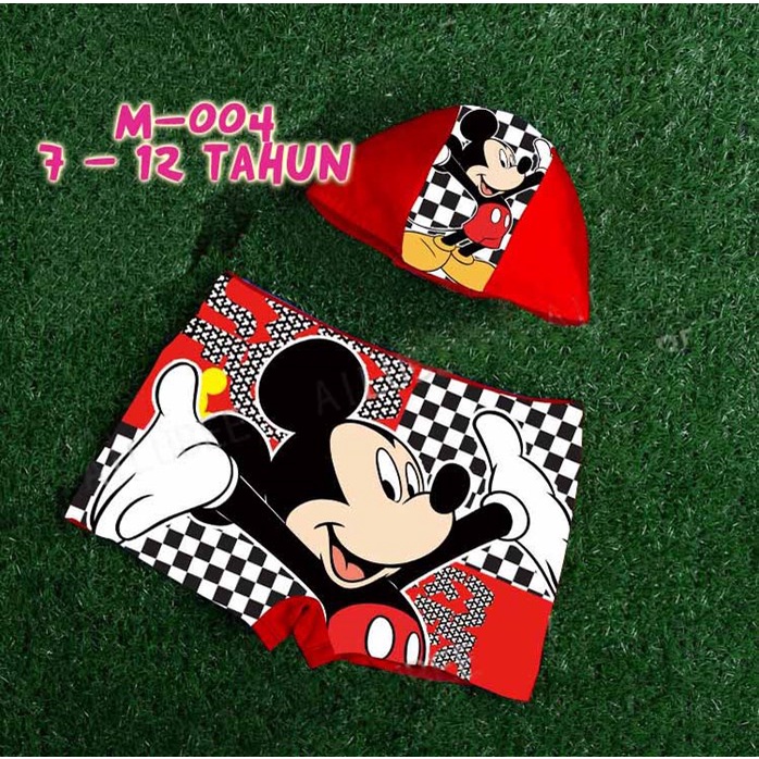 Mickey Pink Stripes Swimsuit main image 1