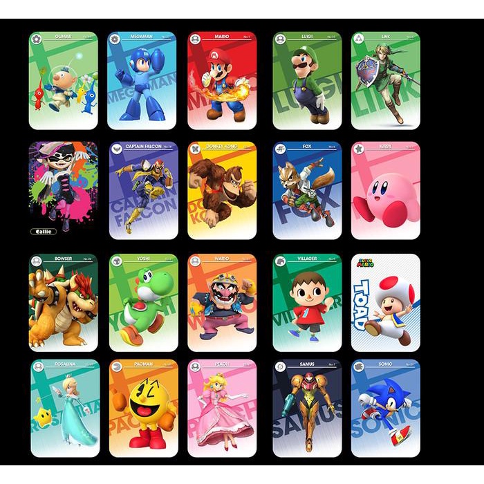 Mario kart 8 2024 amiibo cards