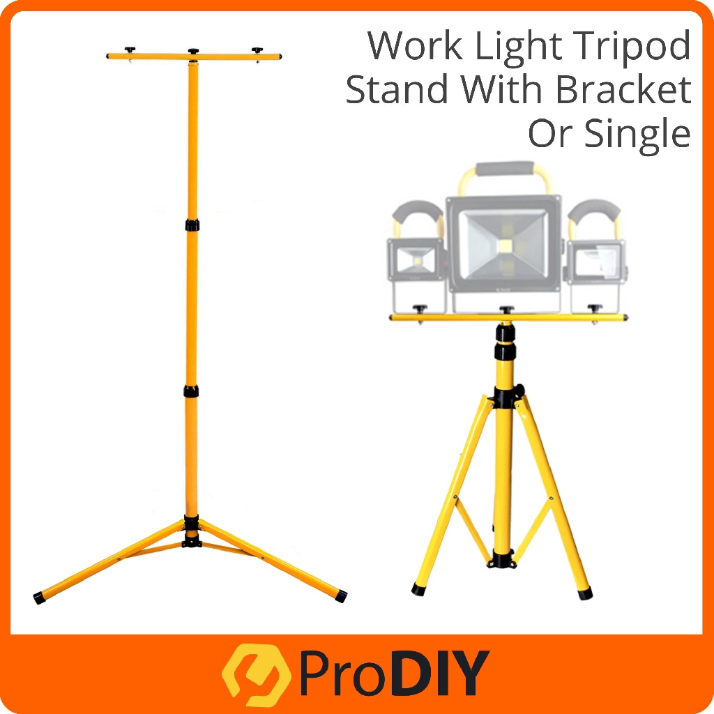 Spotlight Stand Tripod Stand for LED Flood Light Construction Site Work ...