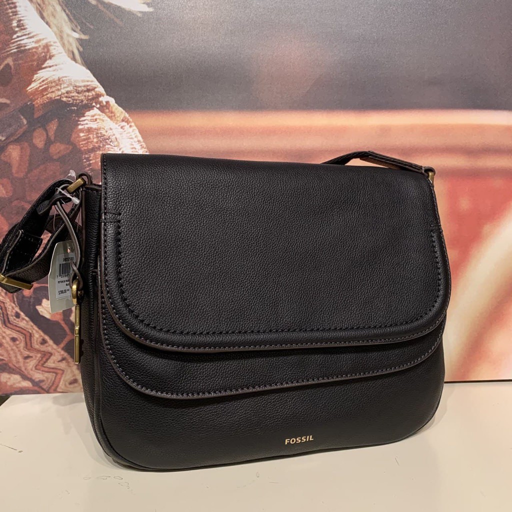 Fossil peyton double online flap large