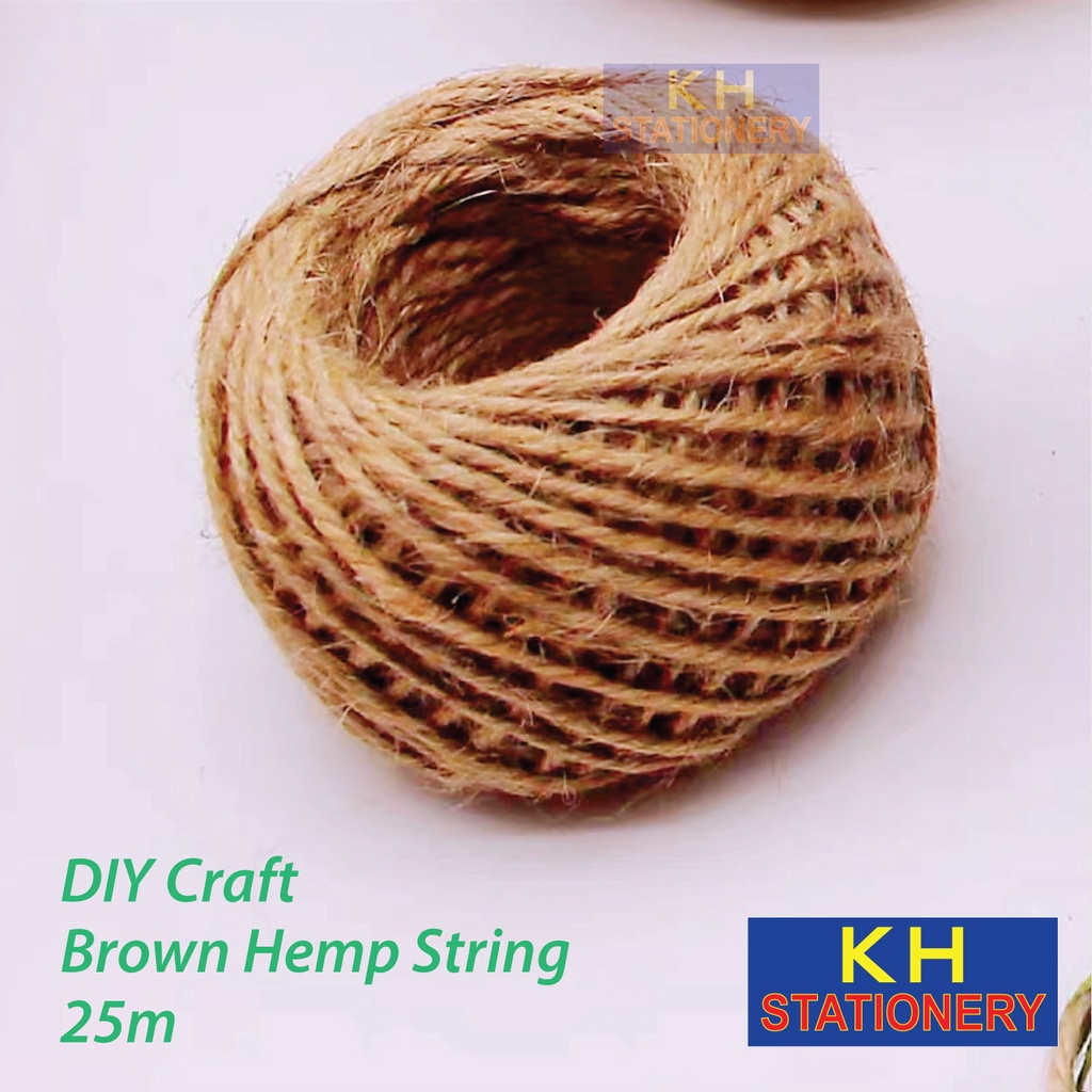 Brown String / Brown Cotton Twine / DIY Craft Hemp String / Brown Rope ...