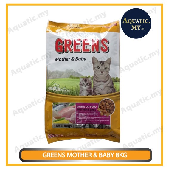 ORIGINAL Greens Mother And Baby Cat Food 8kg Shopee Malaysia