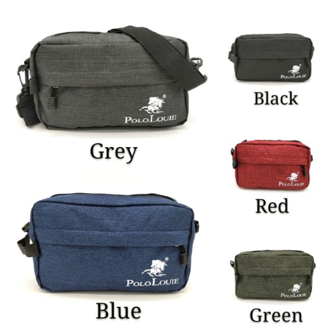 NEW Quality Polo Louie Men s Shoulder Sling Bag Clutch Bag Beg