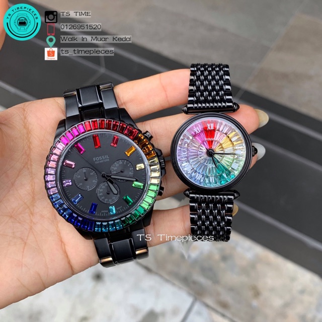 Fossil 2025 rainbow watch