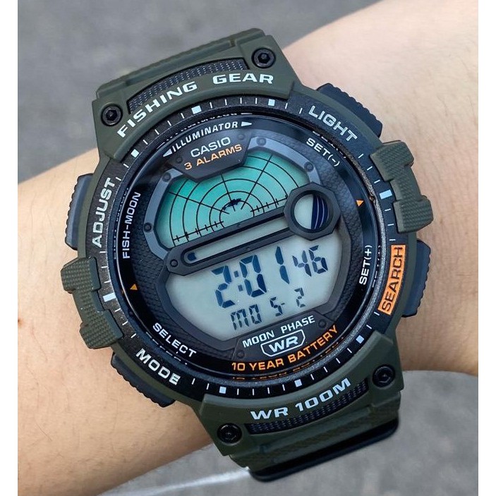 Watch Casio Fishing Gear WS1200H 3 ORIGINAL Shopee Malaysia