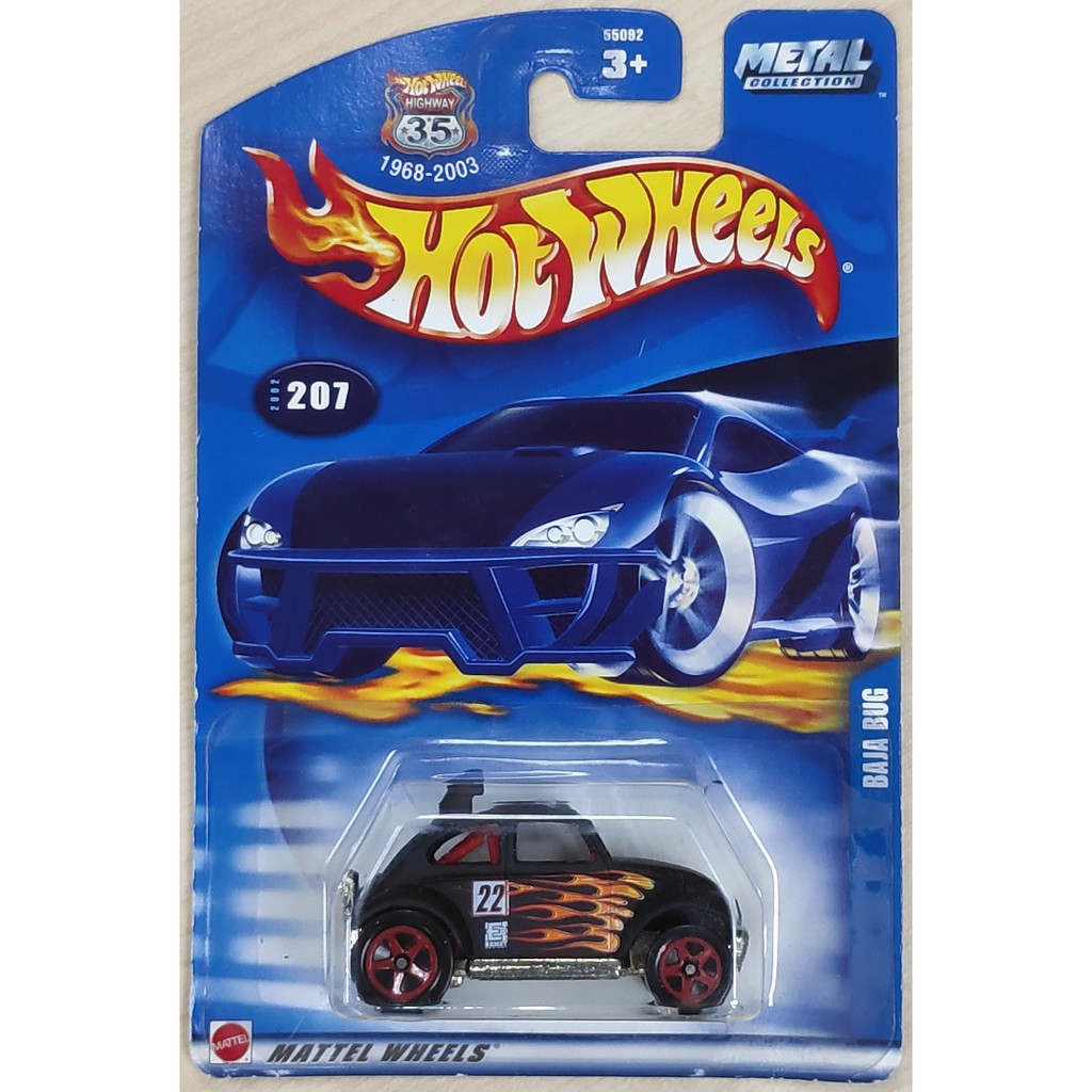 Hot Wheels Baja Bug [Volkswagen Vw Beetle Thrill Racers Jungle Red Line ...