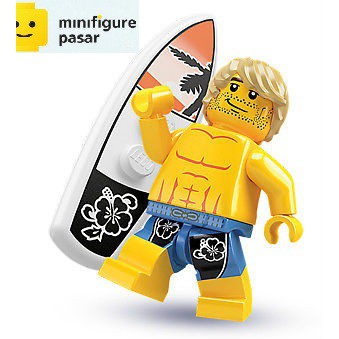 [MP] Lego 8684 Collectible Minifigure Series 2: No 15 - Surfer - New ...