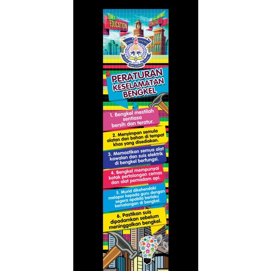 BANNER DAN BUNTING BENGKEL REKA BENTUK DAN TEKNOLOGI RBT 4IN1 | Shopee ...