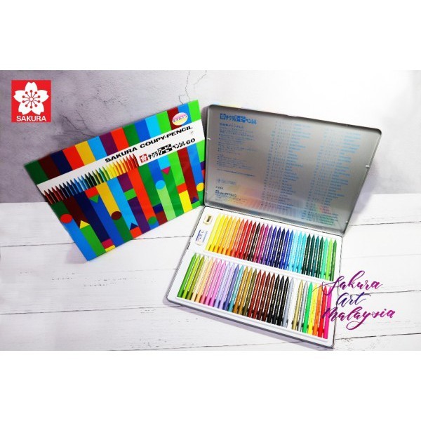 Lápis Integral Sakura Coupy Colored Pencil com 24 Cores - Lápis de Cor - Magazine Luiza
