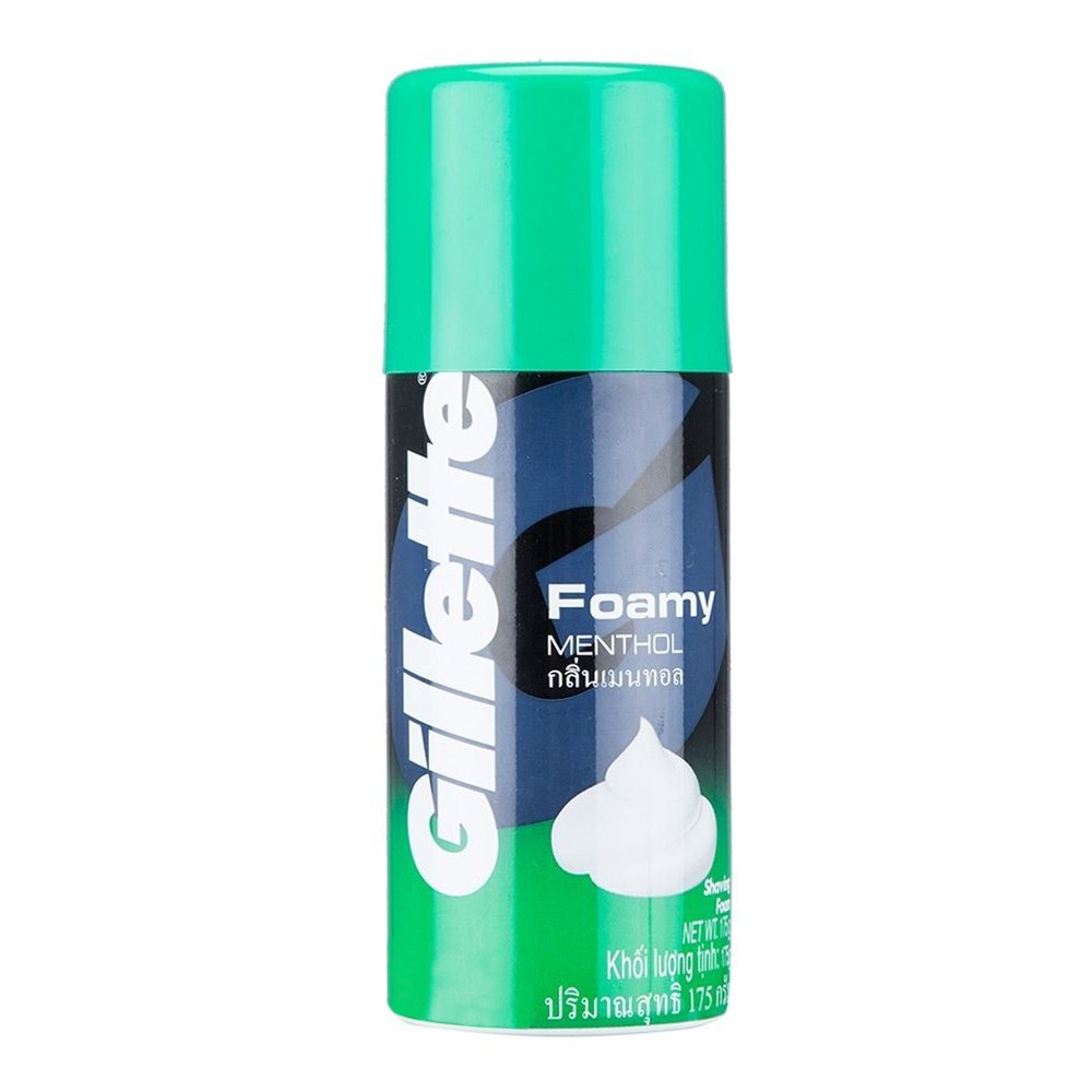 Gillette Shaving Foam Foamy Menthol (175g/50g) Shopee Malaysia