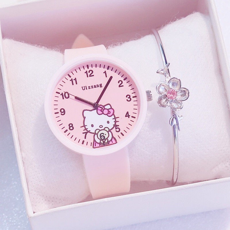 Cute cartoon children waterproof watch girl elementary schoo可爱卡通儿童防水手表 ...