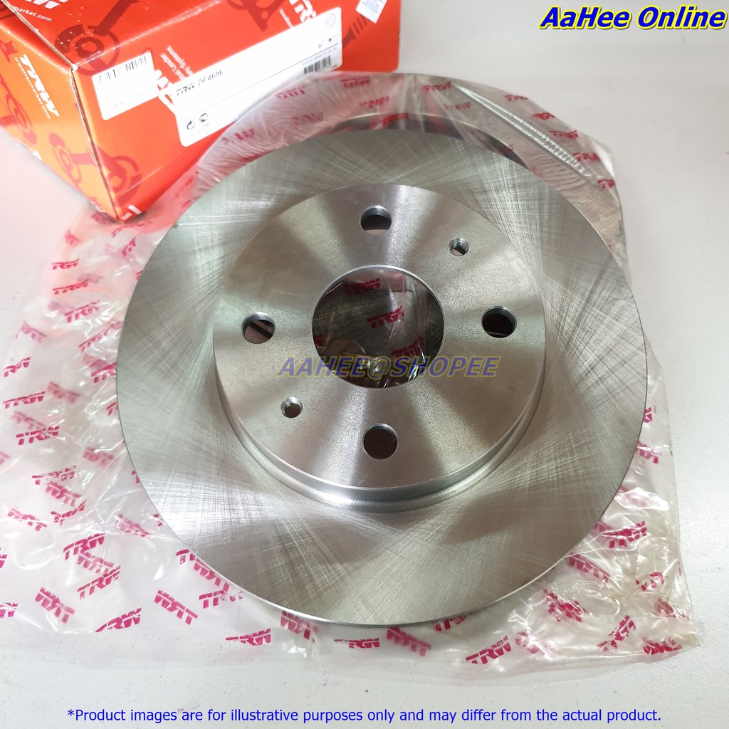 1Pair TRW Perodua Myvi 2005 1.0 1.3 Front Brake Disc Rotor DF4696