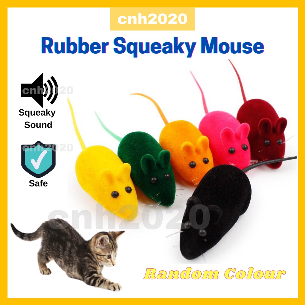 Squeaky mouse outlet toy