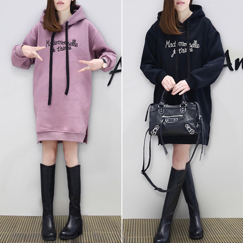 Korean sale long hoodie