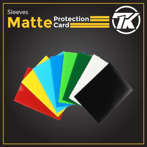 TK Card Sleeves Matte 100pcs TCG Card Sleeve Protection Pokemon Yugioh ...