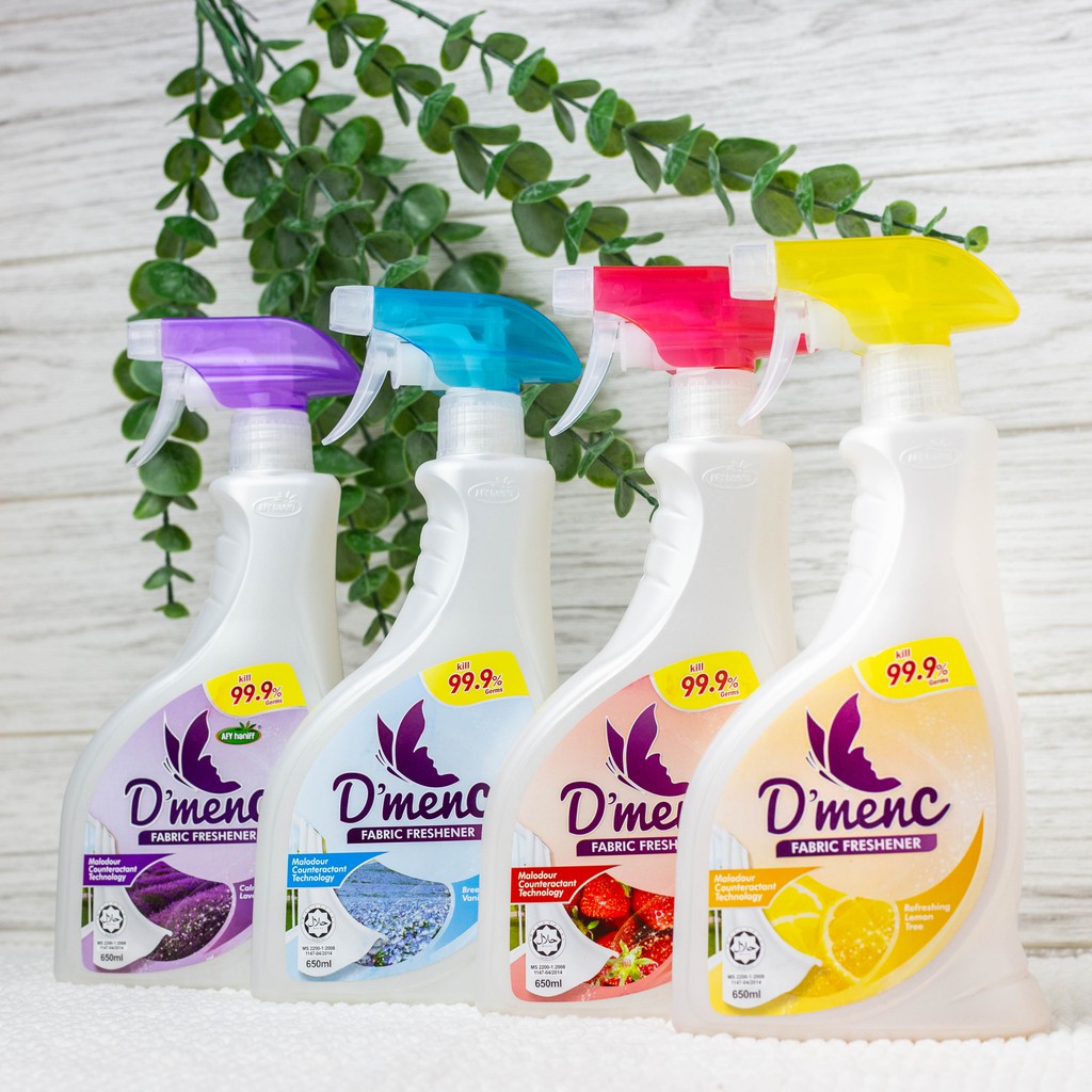 D'menc® Fabric Freshener Kill 99.9 Germs by Afy Haniff Smell like