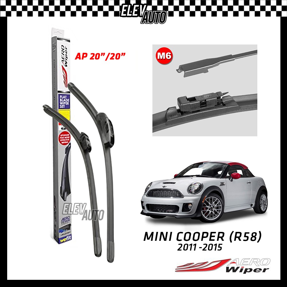 Mini Cooper (R58) 2011 2015 AERO Premium Frameless Flat Blade Wiper